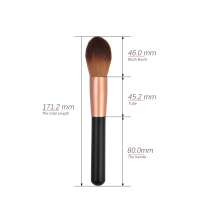 Drxiner 1Pcs Loose Powder Blush Makeup Brush flame shaped brush Cosmetic Beauty Essential Make Up Brush Tools Wholesale OEM