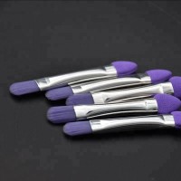 Custom Compact Mini Double End Eye Shade Synthetic Hair Eyeshadow Applicator Brush